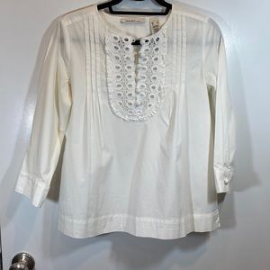 Laundry by Design white embroidered tunic XS